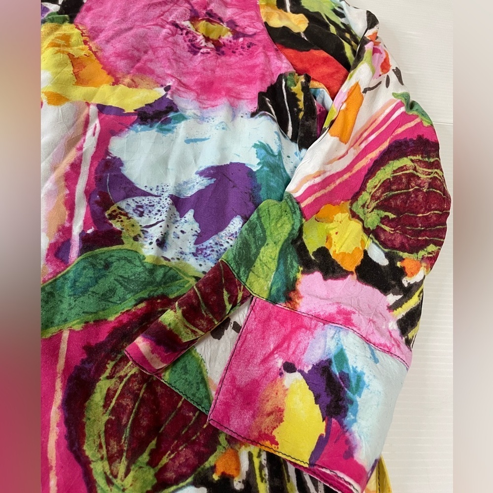 Jams World Colorful Floral Popover Bouquet Size Small - Picture 11 of 11